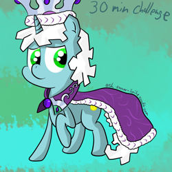 Size: 1000x1000 | Tagged: safe, artist:stoner-spike, princess platinum, pony, 30 minute art challenge, mane