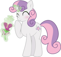 Size: 3685x3455 | Tagged: safe, artist:syekun, derpibooru import, sweetie belle, blushing, heart's desire, magic, older, simple background, solo, transparent background, vector