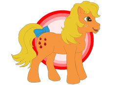 Size: 1440x1003 | Tagged: safe, artist:cibibot, derpibooru import, applejack (g1), g1, solo