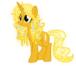 Size: 640x555 | Tagged: safe, artist:marytheechidna, derpibooru import, oc, oc only, chandelier, ponified, solo