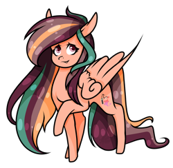 Size: 1024x1000 | Tagged: safe, artist:oneiria-fylakas, oc, oc only, oc:diggy splash, pegasus, pony, chibi, female, mare, simple background, solo, transparent background