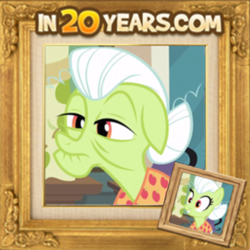 Size: 361x361 | Tagged: safe, granny smith, pony, in 20 years, mane, meme