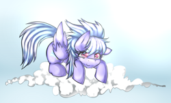 Size: 1024x619 | Tagged: safe, artist:mixipony, derpibooru import, cloudchaser, cloud, solo