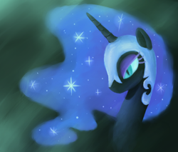 Size: 491x419 | Tagged: safe, artist:nadile, nightmare moon, alicorn, black coat, female, horn, mare, simple background, solo