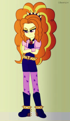 Size: 800x1366 | Tagged: safe, artist:cbear624, adagio dazzle, equestria girls, solo, unamused