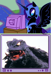 Size: 514x748 | Tagged: safe, nightmare moon, exploitable meme, gamera, gamera: revenge of irys, nightmare gamera, tv meme