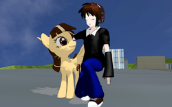 Size: 1920x1200 | Tagged: safe, artist:twistermon, derpibooru import, wild fire, human, mmd, sibsy