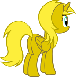 Size: 900x905 | Tagged: safe, artist:sersys, oc, oc only, oc:ticket, alicorn, pony, alicorn oc, plot, simple background, solo, transparent background