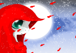 Size: 900x634 | Tagged: safe, artist:nova-w-hoof, derpibooru import, ponified, ruby rose, rwby, solo