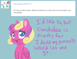 Size: 712x547 | Tagged: safe, artist:srsishere, princess skyla, alicorn, pony, sad, tumblr