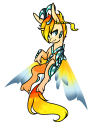 Size: 1024x1404 | Tagged: safe, artist:oneiria-fylakas, oc, oc only, oc:miranda, original species, chibi, female, simple background, solo, transparent background