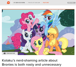 Size: 838x734 | Tagged: safe, derpibooru import, pony, article, drama, mane, penny arcade