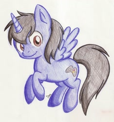 Size: 1604x1717 | Tagged: safe, artist:star-sketcher-mlp, oc, oc only, alicorn, pony, alicorn oc, traditional art