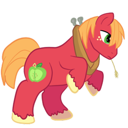 Size: 400x400 | Tagged: safe, artist:shadowfoxnjp, big macintosh, earth pony, pony, male, solo, stallion