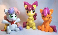 Size: 3637x2187 | Tagged: safe, artist:electricmayhem8416, apple bloom, scootaloo, sweetie belle, cutie mark crusaders, irl, photo, sculpture