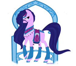 Size: 1147x997 | Tagged: safe, artist:mlpazureglow, amira, saddle arabian, female, mare, simple background, solo, transparent background