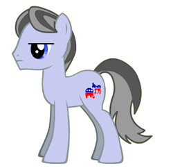 Size: 415x401 | Tagged: safe, artist:joshuatilpinrocks, derpibooru import, earth pony, pony, pony creator, jon stewart, male, ponified, solo, stallion, unamused