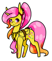 Size: 1101x1291 | Tagged: safe, artist:oneiria-fylakas, oc, oc only, oc:katana bloom, pony, unicorn, blushing, chibi, female, jewelry, mare, simple background, solo, transparent background