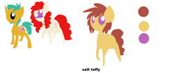 Size: 1024x430 | Tagged: safe, artist:angelstar000, derpibooru import, snails, twist, oc, oc:salt taffy, offspring, parent:snails, parent:twist, parents:snailstwist, pointy ponies, shipping