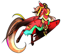 Size: 1024x912 | Tagged: safe, artist:oneiria-fylakas, oc, oc only, oc:oneiria fylakas, alicorn, pony, female, mare, rainbow power, simple background, solo, transparent background