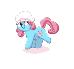 Size: 860x800 | Tagged: safe, artist:g1glory, cup cake, earth pony, pony, blue coat, female, mare, solo, two toned mane