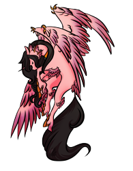 Size: 1931x2480 | Tagged: safe, artist:oneiria-fylakas, oc, oc only, oc:ibath, alicorn, original species, pony, seraph, seraphicorn, female, mare, multiple wings, simple background, solo, transparent background