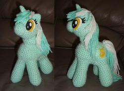 Size: 720x526 | Tagged: safe, artist:onehitwonder, derpibooru import, lyra heartstrings, crochet, irl, photo, plushie