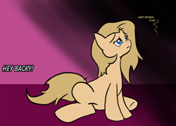 Size: 1280x914 | Tagged: safe, artist:outofworkderpy, artist:slavedemorto, derpibooru import, oc, oc only, oc:backy, earth pony, pony, female, mare, outofworkderpy, sad, sitting, solo