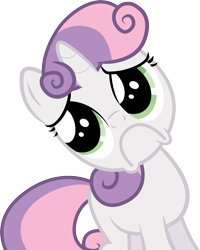 Size: 8651x10794 | Tagged: safe, sweetie belle, absurd resolution, face, frown, sad, simple background, solo, transparent background, vector