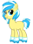 Size: 764x1010 | Tagged: safe, artist:pepooni, derpibooru import, oc, oc only, oc:ring runner, pony, blank flank, female, mare, roller skates, simple background, skates, solo, transparent background, vector