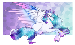 Size: 3263x1960 | Tagged: safe, artist:oneiria-fylakas, oc, oc only, oc:shining star, pegasus, pony, female, mare, prone, solo