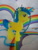 Size: 225x300 | Tagged: safe, derpibooru import, comet tail, blind bag, cutie mark, figure, rainbow, solo, toy