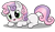 Size: 1024x592 | Tagged: dead source, safe, artist:diigii-doll, derpibooru import, sweetie belle, pony, cute, daaaaaaaaaaaw, diasweetes, female, filly, mare, solo