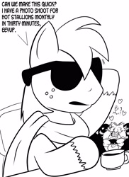 Size: 2400x3300 | Tagged: safe, artist:pembroke, derpibooru import, big macintosh, earth pony, pony, male, monochrome, stallion