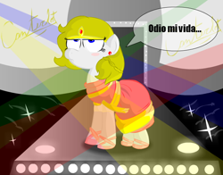 Size: 700x550 | Tagged: safe, derpibooru import, kluxy, rule 63, spanish, tumblr