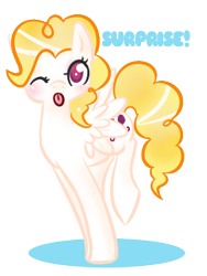 Size: 301x400 | Tagged: safe, artist:chocopepper, derpibooru import, surprise, g1, ask surprise, fanart, g1 to g4, generation leap, simple background, transparent background