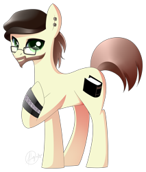 Size: 2000x2350 | Tagged: safe, artist:haydee, derpibooru import, oc, oc only, oc:sifi, earth pony, pony, flat cap, glasses, hat, male, simple background, solo, stallion, transparent background