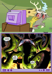 Size: 421x600 | Tagged: safe, discord, exploitable meme, marvel, shuma-gorath, tv meme