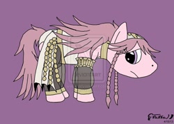 Size: 900x643 | Tagged: safe, artist:houkougirl13, derpibooru import, fire emblem, fire emblem: awakening, olivia, ponified, solo