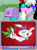 Size: 445x600 | Tagged: safe, derpibooru import, angel bunny, gummy, opalescence, owlowiscious, a match made in tartarus, alien take, allpet, exploitable meme, meme, obligatory pony, tiara ultima, tv meme