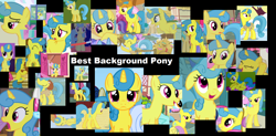 Size: 2020x992 | Tagged: safe, derpibooru import, screencap, lemon hearts, pony, best pony, simple background