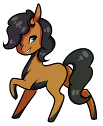 Size: 1665x2025 | Tagged: safe, artist:oneiria-fylakas, oc, oc:vincent, earth pony, pony, chibi, male, simple background, solo, stallion, transparent background