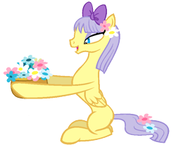 Size: 692x579 | Tagged: safe, artist:bronybase, derpibooru import, oc, oc only, pegasus, pony, flower, solo