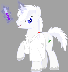 Size: 2838x3000 | Tagged: safe, artist:masem, oc, oc only, oc:litmus paper, pony, unicorn, magic, male, solo, stallion, vector