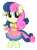 Size: 665x900 | Tagged: safe, artist:quarium, derpibooru import, bon bon, sweetie drops, pony, bipedal, clothes, cute, dress, solo