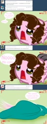 Size: 1236x3253 | Tagged: safe, artist:shinta-girl, derpibooru import, oc, oc only, oc:shinta pony, ask, chubbie, comic, spanish, translated in the description, tumblr