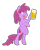 Size: 1050x1320 | Tagged: safe, artist:cappydarn, derpibooru import, berry punch, berryshine, pony, alcohol, beer, bipedal, drink, mug, simple background, solo, standing, transparent background