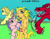 Size: 432x340 | Tagged: safe, artist:foxspotted, derpibooru import, applejack (g1), lofty, twilight, g1, text