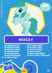 Size: 427x597 | Tagged: safe, derpibooru import, edit, spring melody, sprinkle medley, blind bag, collector card, toy, when you see it