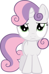 Size: 1746x2614 | Tagged: safe, artist:ekkitathefilly, derpibooru import, sweetie belle, simple background, solo, transparent background, unamused, vector